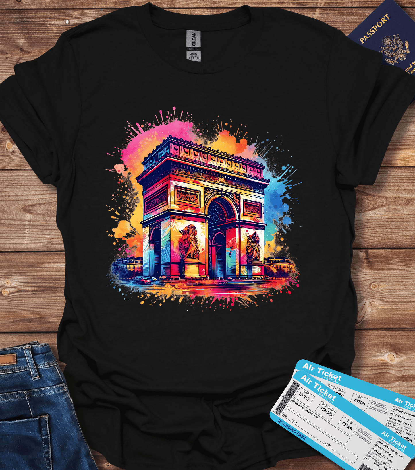 Arc De Triomphe, France T-Shirt