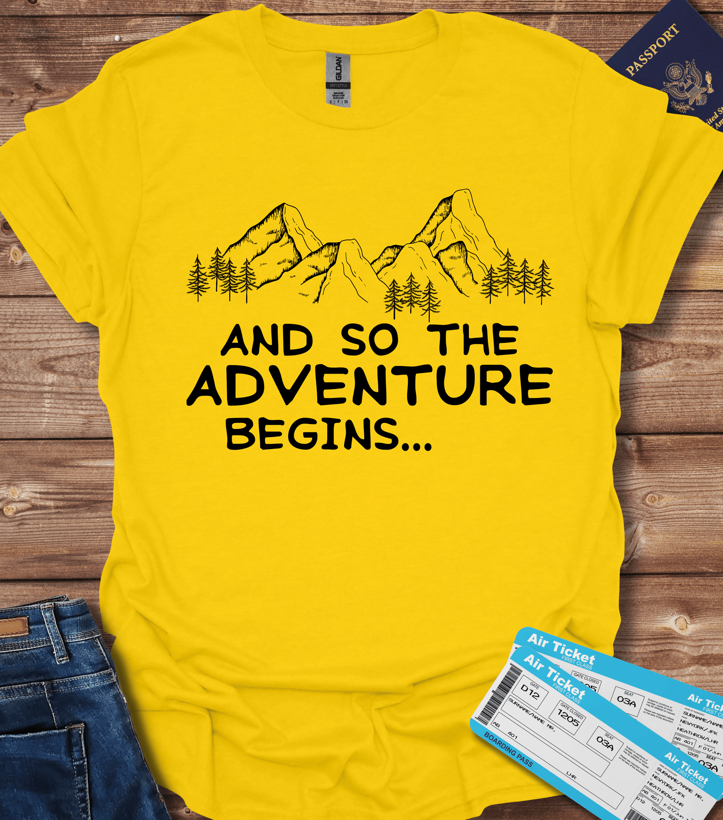 And So The Adventure Begins T-Shirt