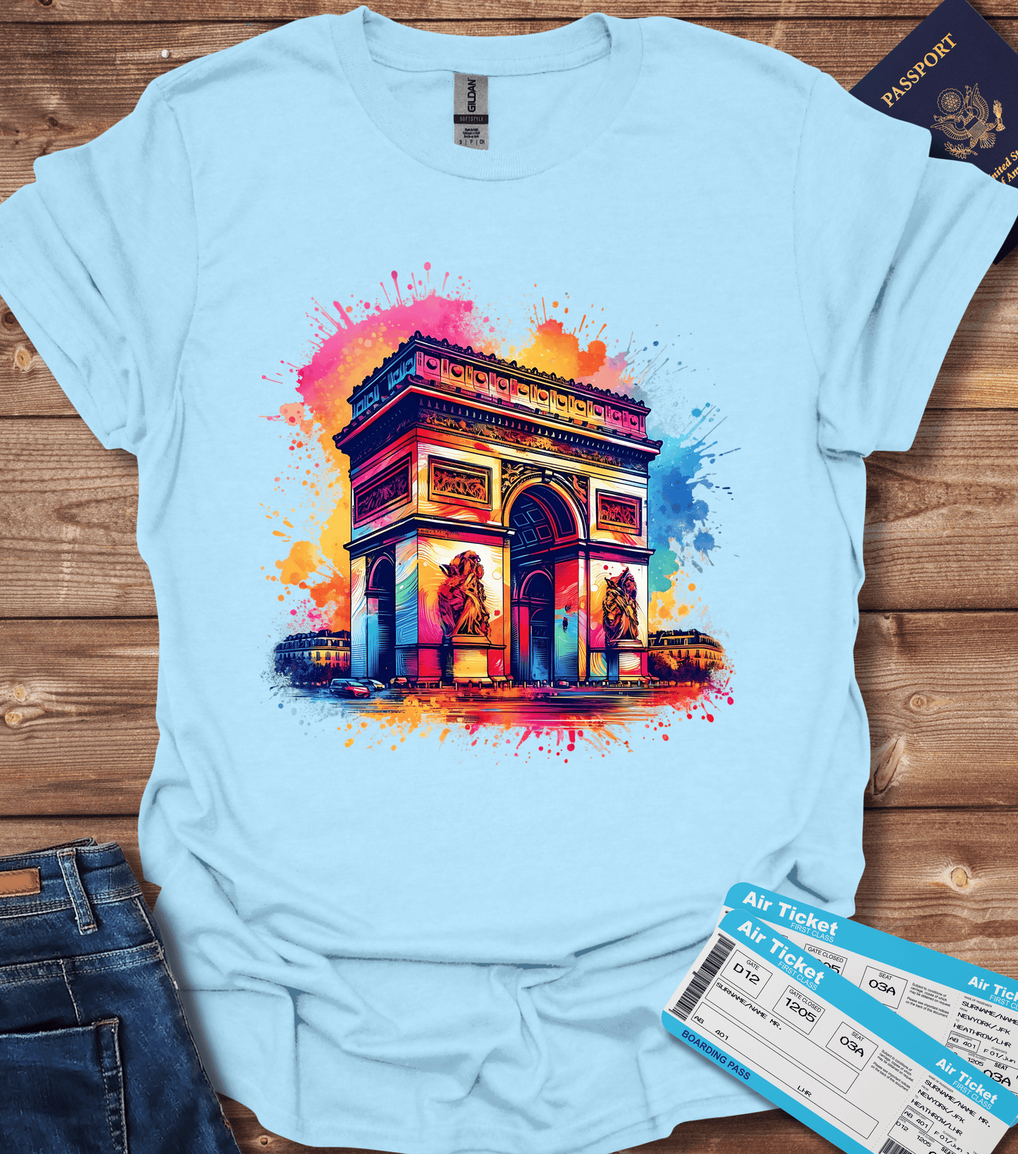 Arc De Triomphe, France T-Shirt